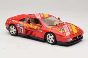 Ferrari 348 TB #5 Monroe Rood 1989 Bburago 1:18 3039-M1 Metaal — afbeelding 6 van 8