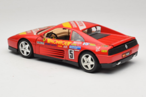 Ferrari 348 TB #5 Monroe Rood 1989 Bburago 1:18 3039-M1 Metaal — afbeelding 7 van 8