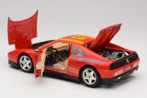 Ferrari 348tb Pirelli Rood Bburago 1:18 3039-P2 Metaal — afbeelding 5 van 8