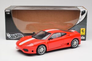 Ferrari 360 Challenge Stradale Rood Hot Wheels 1:18 C0407 Metaal — afbeelding 8 van 8