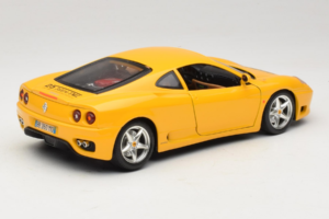Ferrari 360 Modena 25 Jahre FMC Geel Bburago 1:18 3358-Y1 Metaal — afbeelding 3 van 8