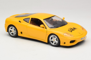 Ferrari 360 Modena 25 Jahre FMC Geel Bburago 1:18 3358-Y1 Metaal — afbeelding 6 van 8