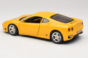 Ferrari 360 Modena 25 Jahre FMC Geel Bburago 1:18 3358-Y1 Metaal — afbeelding 7 van 8