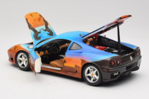 Ferrari 360 Modena Bracio Gotz Running Horses Livery Bburago 1:18 3358-B1 Metaal — afbeelding 5 van 8