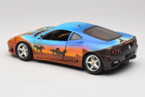 Ferrari 360 Modena Bracio Gotz Running Horses Livery Bburago 1:18 3358-B1 Metaal — afbeelding 7 van 8