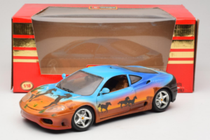 Ferrari 360 Modena Bracio Gotz Running Horses Livery Bburago 1:18 3358-B1 Metaal — afbeelding 8 van 8