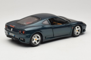 Ferrari 360 Modena Donkergroen Metallic Bburago 1:18 3358-G2 Metaal — afbeelding 2 van 7