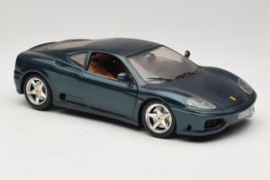 Ferrari 360 Modena Donkergroen Metallic Bburago 1:18 3358-G2 Metaal — afbeelding 5 van 7
