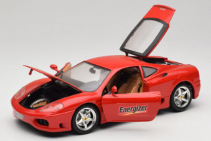 Ferrari 360 Modena Energizer Rood Bburago 1:18 3358-P3 Metaal — afbeelding 2 van 8