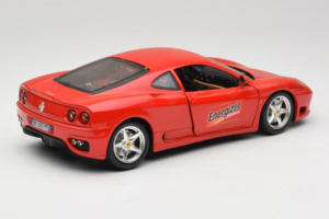 Ferrari 360 Modena Energizer Rood Bburago 1:18 3358-P3 Metaal — afbeelding 3 van 8