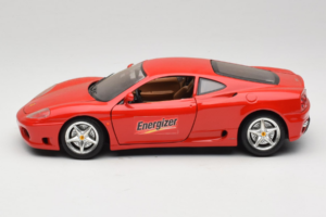 Ferrari 360 Modena Energizer Rood Bburago 1:18 3358-P3 Metaal — afbeelding 4 van 8