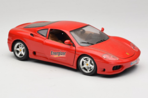 Ferrari 360 Modena Energizer Rood Bburago 1:18 3358-P3 Metaal — afbeelding 6 van 8