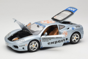 Ferrari 360 Modena Expert #1 Zilver Bburago 1:18 3348-S1 Metaal — afbeelding 2 van 8