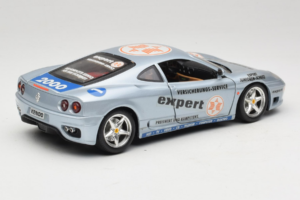 Ferrari 360 Modena Expert #1 Zilver Bburago 1:18 3348-S1 Metaal — afbeelding 3 van 8