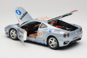 Ferrari 360 Modena Expert #1 Zilver Bburago 1:18 3348-S1 Metaal — afbeelding 5 van 8