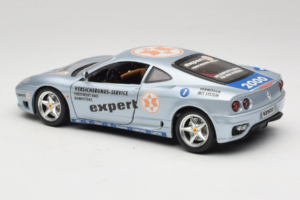 Ferrari 360 Modena Expert #1 Zilver Bburago 1:18 3348-S1 Metaal — afbeelding 7 van 8