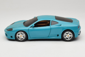 Ferrari 360 Modena Migros Limited Edition 333 stuks Blauw Bburago 1:18 3358-G1 Metaal — afbeelding 4 van 8