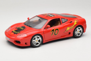 Ferrari 360 Modena #10 5 Jahre IG Bburago Rood Bburago 1:18 3358-P2 Metaal