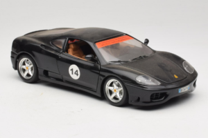 Ferrari 360 Modena #14 Zwart Limited Edition Bburago 1:18 3368-B1 Metaal — afbeelding 6 van 8
