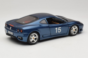 Ferrari 360 Modena #15 Limited Edition Blauw Metallic Bburago 1:18 3358-F1 Metaal — afbeelding 3 van 8