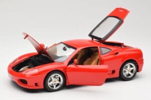 Ferrari 360 Modena Rood Bburago 1:18 3358 Metaal — afbeelding 2 van 8
