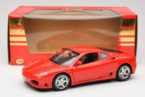 Ferrari 360 Modena Rood Bburago 1:18 3358 Metaal — afbeelding 8 van 8