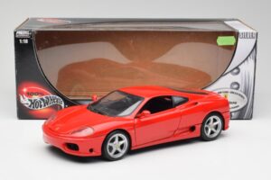 Ferrari 360 Modena Rood Hot Wheels 1:18 25736 Metaal — afbeelding 8 van 8