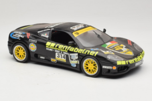 Ferrari 360 Modena Rentabel #314 Gagliardi Zwart Bburago 1:18 3378-B1 Metaal — afbeelding 6 van 8