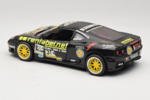 Ferrari 360 Modena Rentabel #314 Gagliardi Zwart Bburago 1:18 3378-B1 Metaal — afbeelding 7 van 8