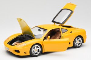 Ferrari 360 Modena Geel Bburago 1:18 3368 Metaal — afbeelding 2 van 8