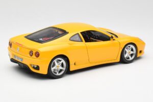 Ferrari 360 Modena Geel Bburago 1:18 3368 Metaal — afbeelding 3 van 8