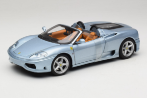 Ferrari 360 Spider Blauw The Italian Job Hot Wheels 1:18 P9905 Metaal