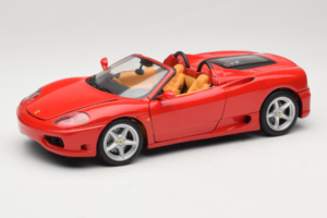 Ferrari 360 Spider Rood Hot Wheels 1:18 27774-M1 Metaal