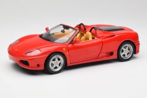 Ferrari 360 Spider Rood Hot Wheels 1:18 57310 Metaal