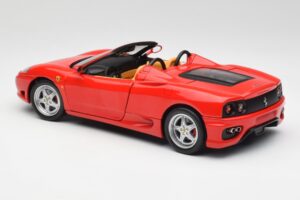 Ferrari 360 Spider Rood Hot Wheels 1:18 57310 Metaal — afbeelding 7 van 8