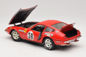 Ferrari 365 GTB/4 Daytona Berlinetta #58 Rood Techno Giodi 1:18 40011 Metaal — afbeelding 5 van 8