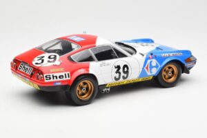 Ferrari 365 GTB/4 #39 J-C. Andruet / Lena 24 Hours of Le Mans 1972 Kyosho 1:18 08164E Metaal — afbeelding 3 van 8