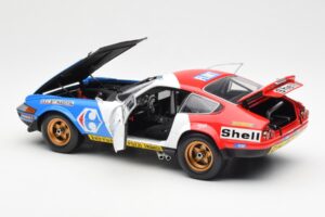 Ferrari 365 GTB/4 #39 J-C. Andruet / Lena 24 Hours of Le Mans 1972 Kyosho 1:18 08164E Metaal — afbeelding 5 van 8