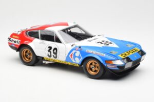 Ferrari 365 GTB/4 #39 J-C. Andruet / Lena 24 Hours of Le Mans 1972 Kyosho 1:18 08164E Metaal — afbeelding 6 van 8