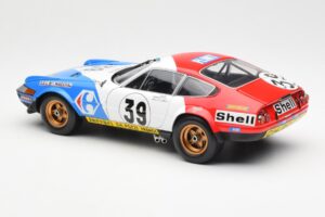 Ferrari 365 GTB/4 #39 J-C. Andruet / Lena 24 Hours of Le Mans 1972 Kyosho 1:18 08164E Metaal — afbeelding 7 van 8
