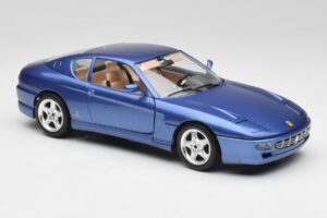 Ferrari 456 GT Blu Pozzi Bburago 1:18 3036-M3 Metaal — afbeelding 6 van 8