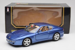 Ferrari 456 GT Blu Pozzi Bburago 1:18 3036-M3 Metaal — afbeelding 8 van 8
