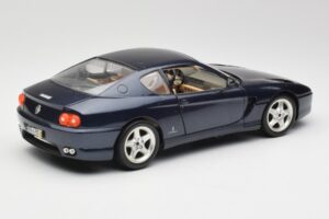 Ferrari 456 GT Blauw Bburago 1:18 3036 Metaal — afbeelding 5 van 8