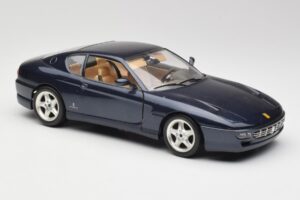 Ferrari 456 GT Blauw Bburago 1:18 3036 Metaal — afbeelding 6 van 8