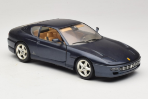 Ferrari 456 GT Blauw Bburago 1:18 3036-B1 Metaal — afbeelding 6 van 8