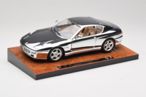 Ferrari 456 GT Chrome Silver Bburago 1:18 3746-R1 Metaal — afbeelding 3 van 8