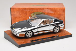 Ferrari 456 GT Chrome Silver Bburago 1:18 3746-R1 Metaal — afbeelding 8 van 8