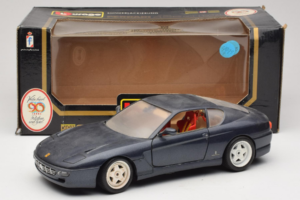 Ferrari 456 GT Dark Blue Metallic Bburago 1:18 3036-B2 Metaal — afbeelding 8 van 8