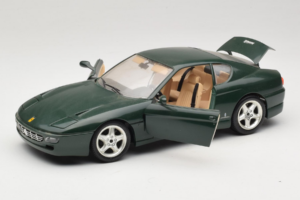 Ferrari 456 GT Donkergroen Bburago 1:18 3046-GR1 Metaal — afbeelding 2 van 8