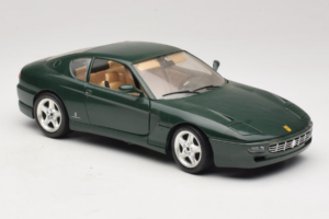 Ferrari 456 GT Donkergroen Bburago 1:18 3046-GR1 Metaal — afbeelding 6 van 8